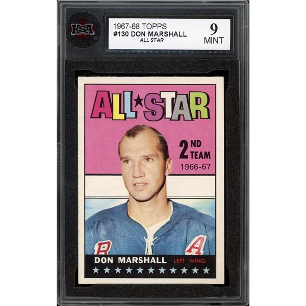 1967-68 Topps #130 Don Marshall AS (KSA 9)
