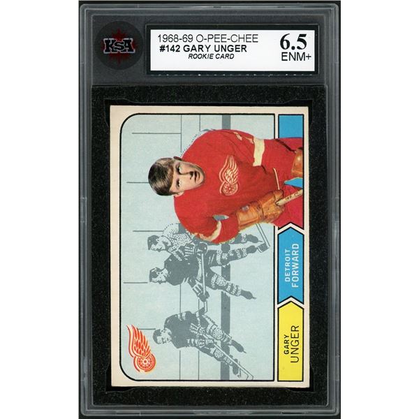 1968-69 O-Pee-Chee #142 Garry Unger RC (KSA 6.5)