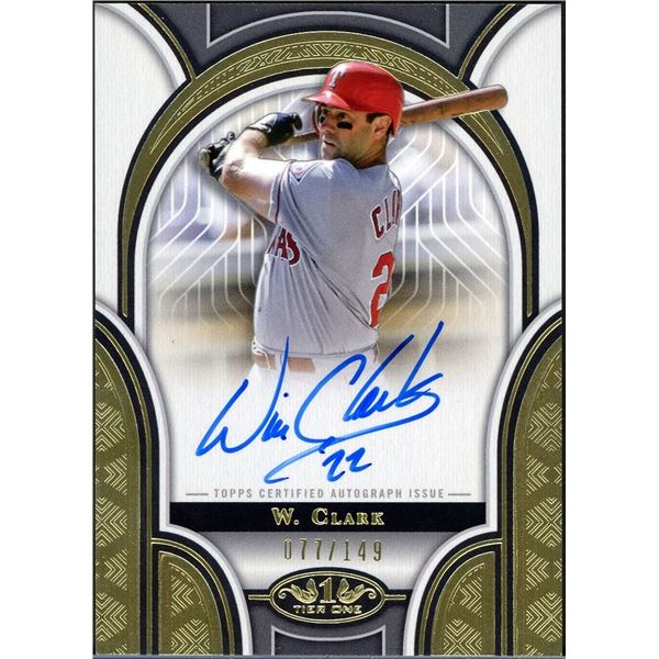 2023 Topps Tier One Will Clark autograph #77/149