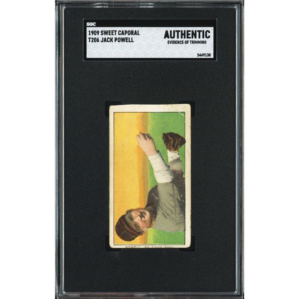 1909-11 T206 - Jack Powell (SGC AUTH)