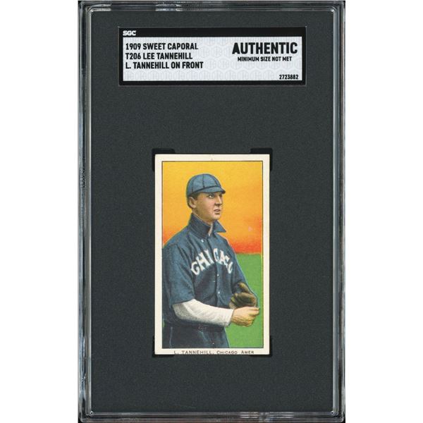 1909-11 T206 - Lee Tannehill (SGC AUTH)