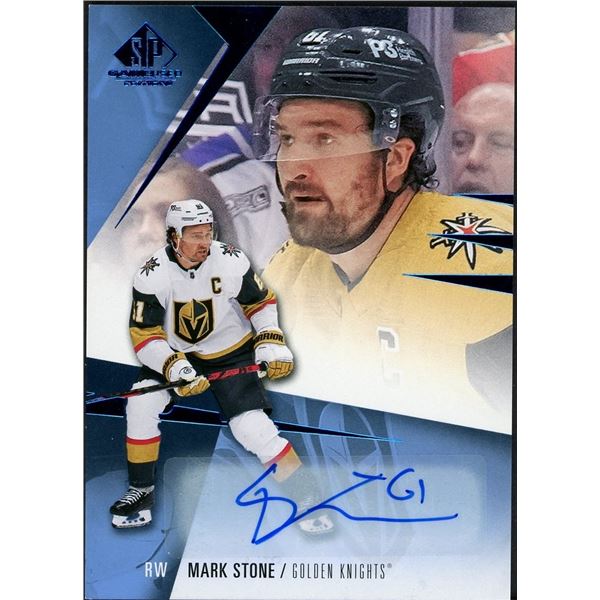 2023 SP Game Used Mark Stone autograph