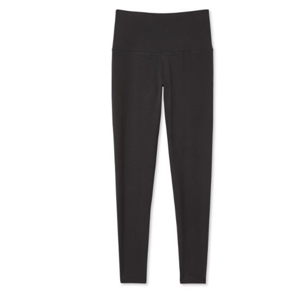 NEW TRUE BLACK ATHLETIC WORKS HIGH RISE LEGGINGS