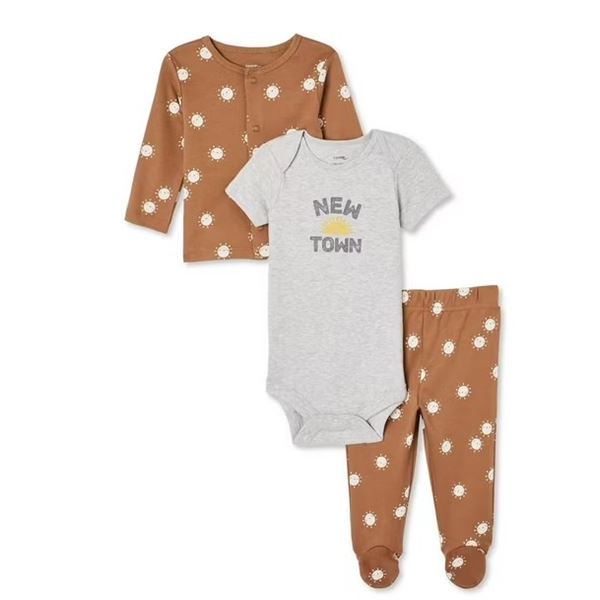 NEW 3PCS SLEEPER SET  BY GEORGE FOR PREEMIE SIZE