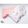 Image 1 : NEW 2PCS GIRLS 6-9 MONTH LEGGINGS SET - 1 PINK, 1
