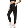 Image 1 : NEW AMAZON ECOVERO BLACK WOMEN'S SWEATPANTS