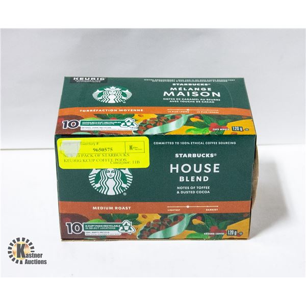 NEW 10 PACK OF STARBUCKS KEURIG KCUP COFFEE PODS