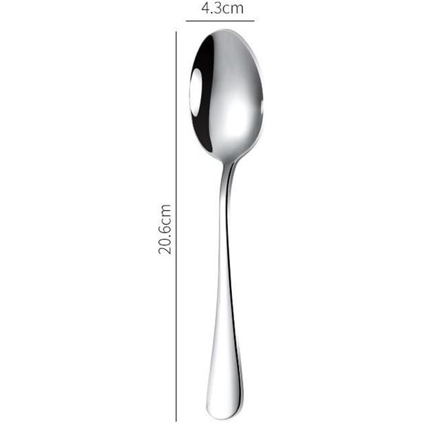NEW PACK OF 17 QYCX STAINLESS STEEL SPOONS