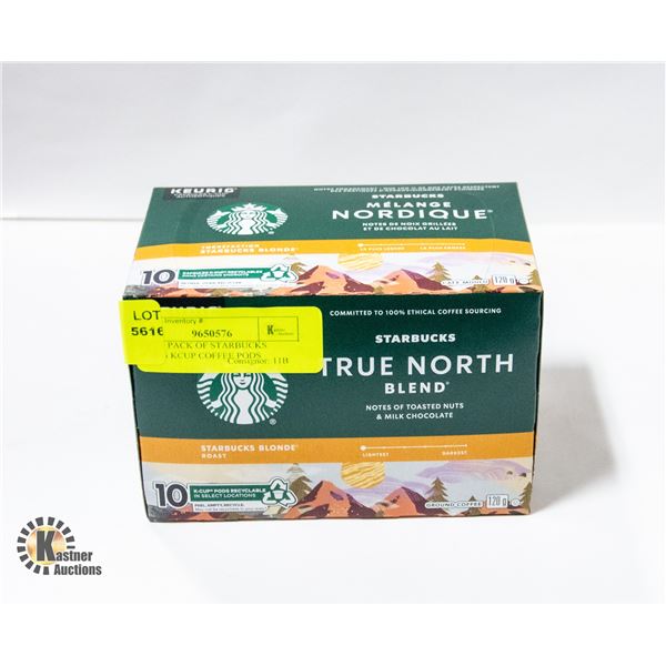 NEW 10 PACK OF STARBUCKS KEURIG KCUP COFFEE PODS
