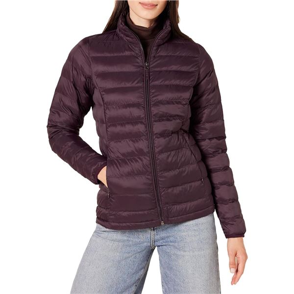 NEW AMAZON ESSENTIALS PURPLE PUFFER JACKET SX 2XL