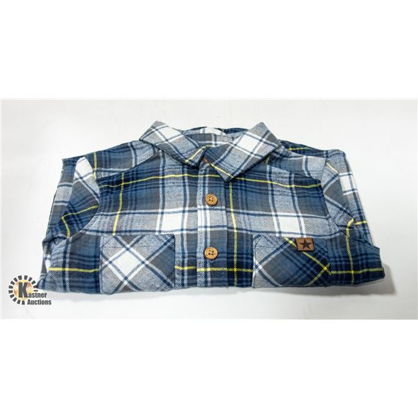 BRAND NEW GEORGE BABY SIZE 12-18M PLAID FLANNEL