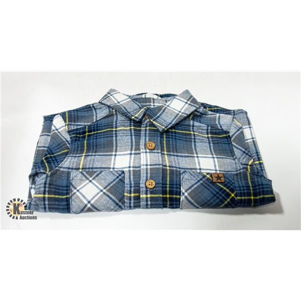 BRAND NEW GEORGE BABY SIZE 12-18M PLAID FLANNEL