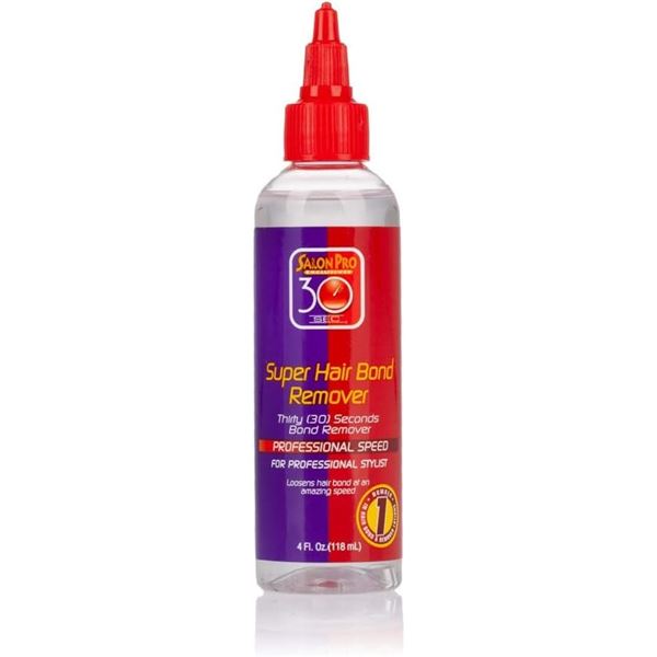 NEW SALON PRO 30 SEC SUPER HAIR BOND REMOVER 4OZ
