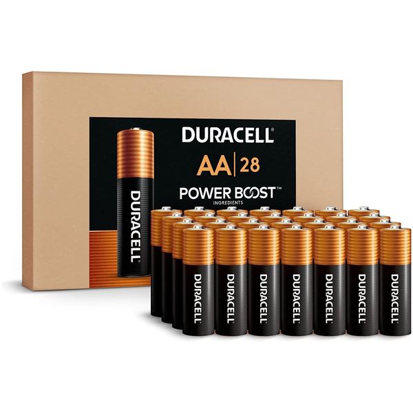 BRAND NEW 28 PACK OF DURACELL "AA" POWERBOOST