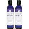 Image 1 : NEW 2 X 236ML SPAMASTER ESSENTIALS MASSAGE OIL