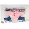 Image 1 : NEW PK OF 5 WOMENS VK'S LOVE COTTON UNDERWEAR SZ L