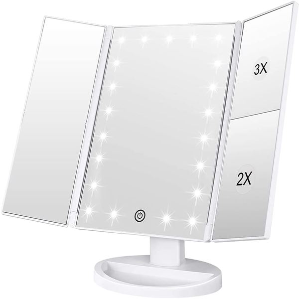 BRAND NEW TRI FOLDED TABLE MAKEUP MIRROR