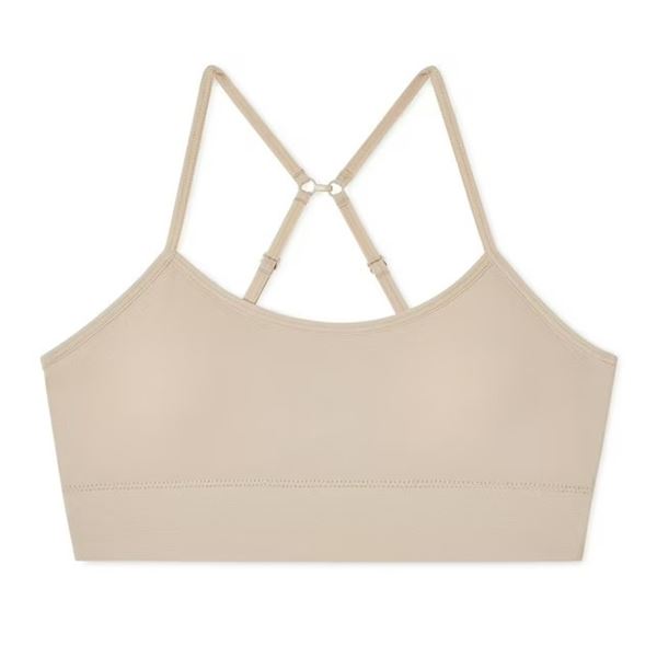 NEW NO BOUNDARIES SEAMLESS CAMI BRA NUDE SZ XL