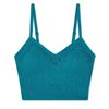 Image 1 : NEW NO BOUNDARIES SEAMLESS CAMI BRA BLUE SZ LRG