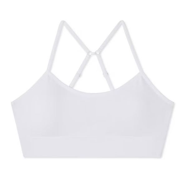 NEW NO BOUNDARIES SEAMLESS CAMI BRA WHITE SZ LRG
