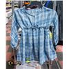 Image 1 : NEW GEORGE MINI RUCHED PLAID LONG SLEEVE DRESS