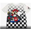 Image 1 : NEW MARIOKART CHILDRENS SZ S ( 6 ) AOP CHECK TEE