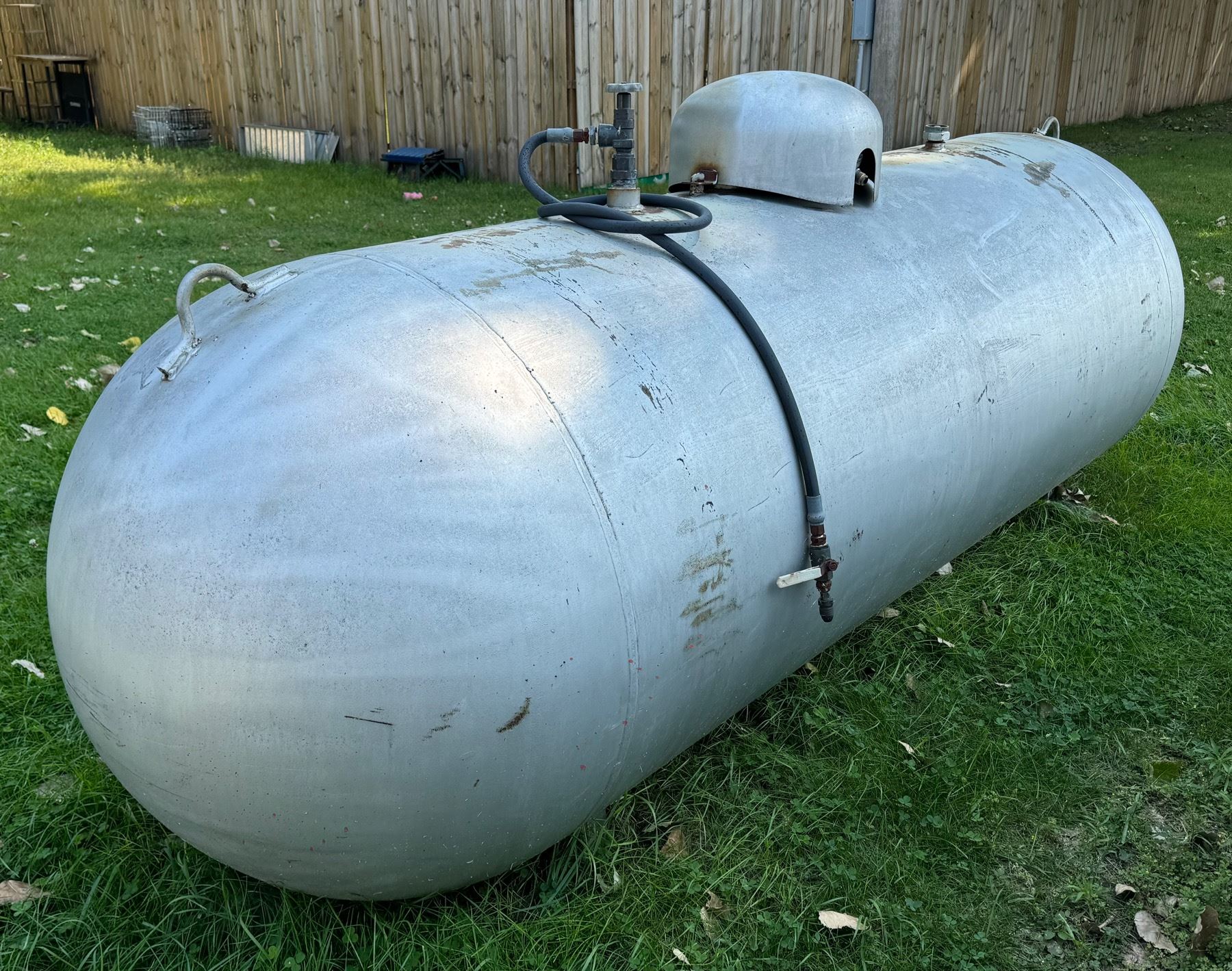 Fuul Tank 500-GALLON PROPANE TANK OVER 3/4 FULL! - Cornerbids