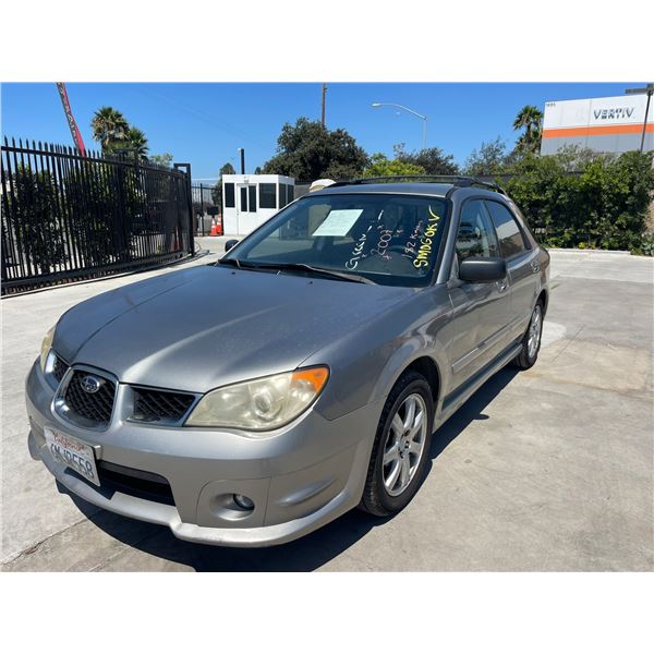 SUBA IMPREZA 2007 APPT/DUP-T SMOG