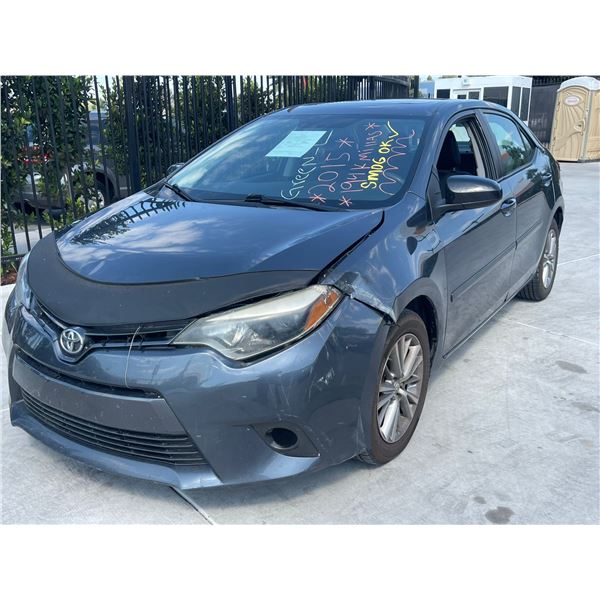 TOYT COROLLA 2015 O/S-T SMOG