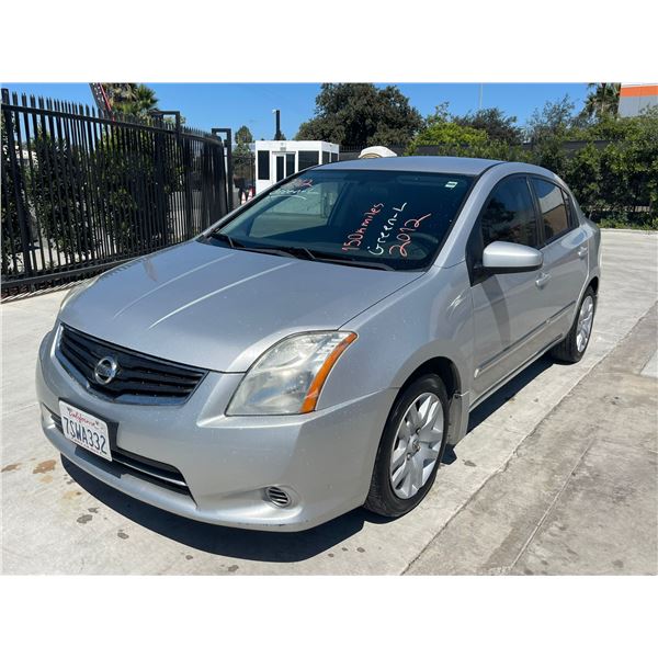 NISS SENTRA 2012 T-2 DAYS