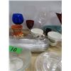 Image 4 : ESTATE:  BOX C/W ASSORTED GLASSES, VASES, BOWLS, PLATES, ETC