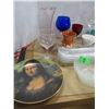 Image 5 : ESTATE:  BOX C/W ASSORTED GLASSES, VASES, BOWLS, PLATES, ETC