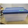 Image 1 : ESTATE:  4 PLASTIC STORAGE BINS C/W LIDS