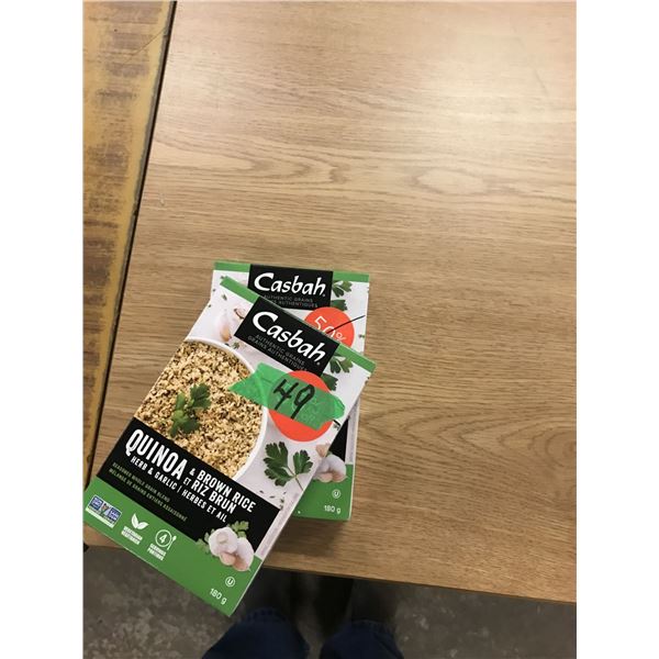 SHELF PULLS (AS IS):  QUINOA C/W BROWN RICE (180G) - BOX