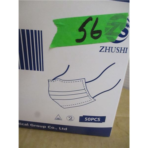 STORE CLOSE-OUT (AS IS):  FACE MASKS (50) - BOX