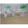 Image 2 : ESTATE/COLLECTABLE:  2 CRYSTAL DISHES