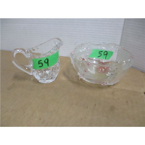 ESTATE/COLLECTABLE:  2 CRYSTAL DISHES