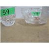 Image 3 : ESTATE/COLLECTABLE:  2 CRYSTAL DISHES