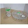 Image 1 : ESTATE:  DIVIDED DISH & SMALL VASE