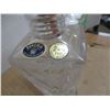 Image 2 : ESTATE/COLLECTABLE:  CRYSTAL SALT & PEPPER SET