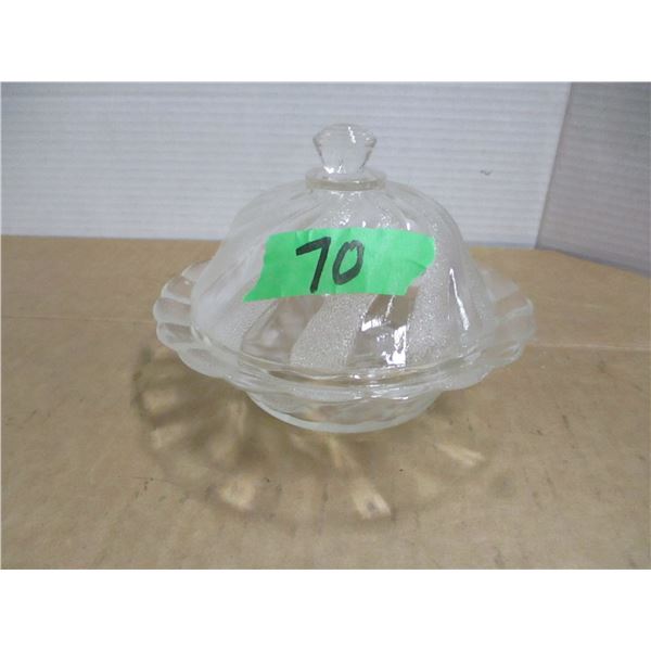 ESTATE:  COVERED BUTTER DISH