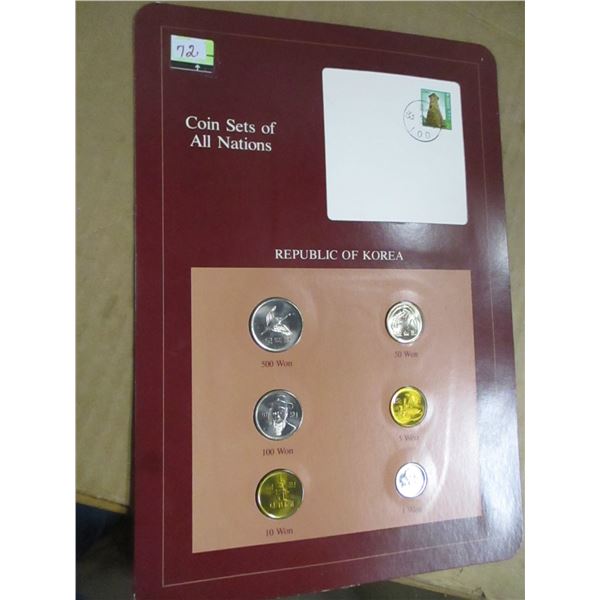 1984 REPLUBLIC OF KOREA MINT SEALED COIN SET