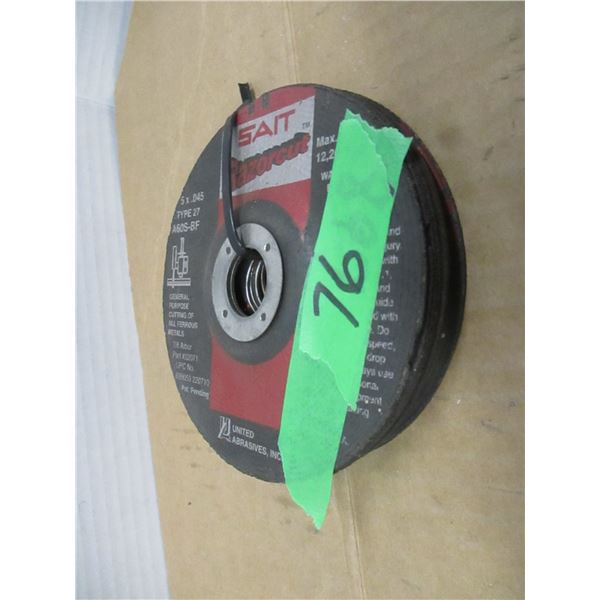 6 - 5" GENERAL PURPOSE CUTTING DISCS