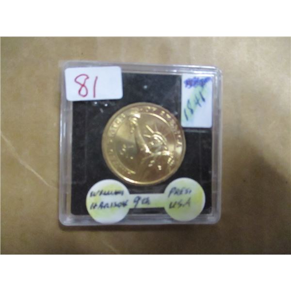 1841 - NINTH PRESIDENT OF THE USA WILLIAM HARRISON BU DOLLAR