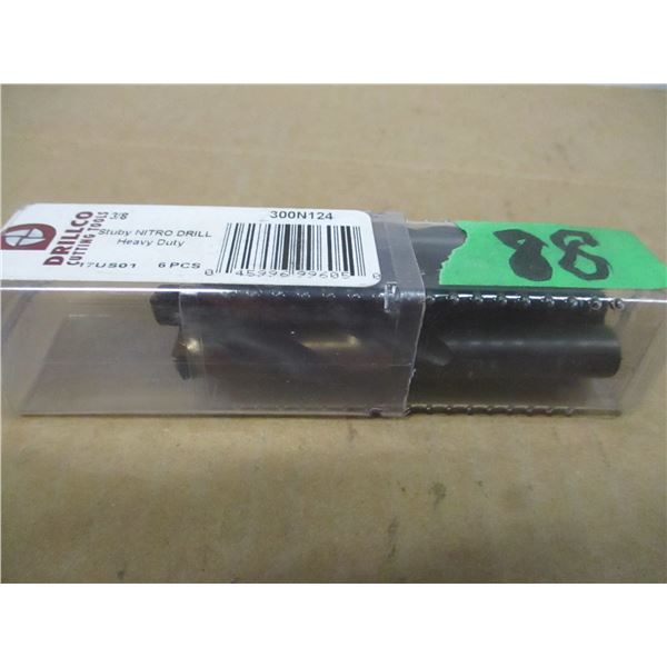 3/8 DRILL BITS - 6 PIECES