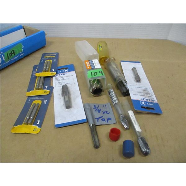 FLAT C/W TAPS, BITS, ETC