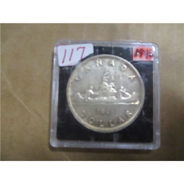 1946 CANADA KING GEORGE VI SILVER DOLLAR