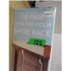 Image 1 : ESTATE/NEW:  18 PAIR OVER THE DOOR SHOE RACK IN ORIGINAL BOX