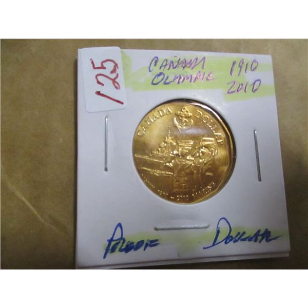 1910 - 2010 PROOF CANADA OLYMPIC NAVY MARINE DOLLAR