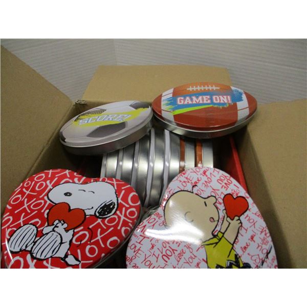 SHELF PULLS (AS IS):  CASE C/W 18 TINS OF COOKIES